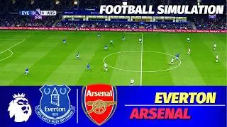 Everton vs Arsenal | Premier League 2025/26 | PES 21 Simulation