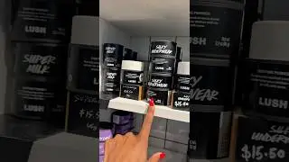 Покупка присыпки для лица в Lush