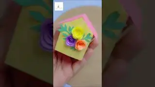 Handmade return gift idea 🌼 Cute, creative & budget-friendly#shortfeed #craft #gift #paperhouse
