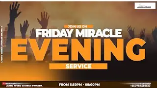 FRIDAY EVENING SERVICE || NDI IMANA YIBUKA || 26th SEPT 2025 WITH PASTOR C.KAREMERA