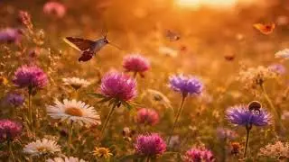 Summer Meadow Ambience 🌿 20 Minutes of Relaxing Nature Sounds for Stress Relief & Mindfulness