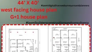 44&rsquo; X 40&rsquo; HOUSE  PLAN #housefloorplan #groundfloorplan #laxmibuildersconstructionsandconsultancy