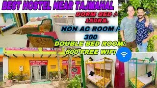 Best hostel in agra near tajmahal ! Just in 150 !! Non ac room in 300 !! Family room in just/-600rs.