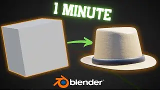 Создайте цилиндр в Blender за 1 минуту!
