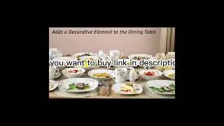 Dinnerware Set with Pink Floral Pattern