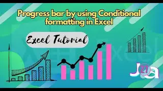 Excel Progress Bar in Cells with Conditional Formatting | Visualize Data Progress | #Ja27 | #excel