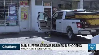 Man suffers serious injuries in shooting