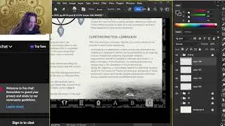 Art Jam - D&D Eberron Art Stream ep 637 - Corner Vignettes - 17