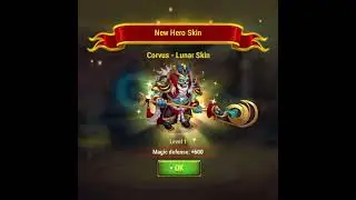 Hero Wars &mdash; Maxing Corvus' Lunar Skin Magic Defense