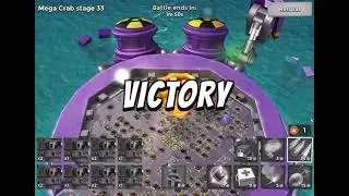 Boom Beach - Mega Crab - Attack 437 (Clear=Free Attack) (Life Leech Crab=Health Vampire) (Reverse)