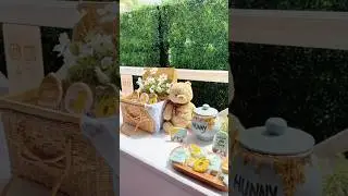 Winnie the Pooh Theme | Baby Shower Ideas | Winnie the Pooh Baby Shower | Winnie the Pooh Bachdrop