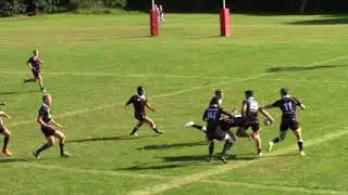 Whiteman's try against North Walsham RFC 02/09