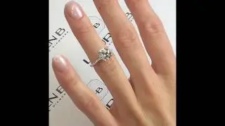 2 ct Round Diamond Engagement Ring with Open Wire Basket Setting