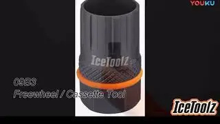 IceToolz Kunci Pembuka Freewheel 09B3 Bike Freewheel Tool for Shimano & Campagnolo Cassette 12-tooth