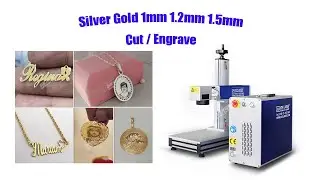 JPT M7 Mopa Color 80W Fiber Laser Marking Engraving Cutting Machine for  Silver Gold Jewelry