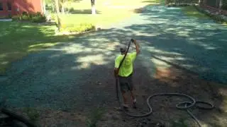 Hydromulching a Lawn in Rhode Island