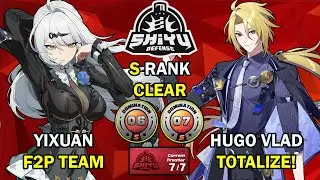 Shiyu Defense! | Yixuan F2P Team & Hugo! | Node 6-7 S Clear | Zenless Zone Zero ZZZ 2.3【ゼンゼロ】