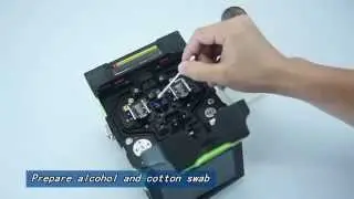 IFS-15H Fusion Splicer Cleaning the Objective Lens - FiberOptic Resale