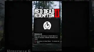Strawberry To Saint Denis - 9 Minute Dry Dash | HORSEMAN 6 TIPS! #RDR2 #Shorts