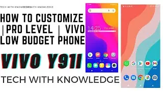 How To Customize Pro Level Vivo Y91i | Grid & Layout 5x5 🔥😱| Dark Mode 😱🔥| Tech With Knowledge 