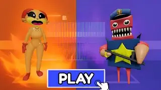 DOGDAY GIRL VS BOXY BOO BARRY&rsquo;S PRISON RUN | SCARY OBBY | ROBLOX #roblox #barrysprisonrun #obby