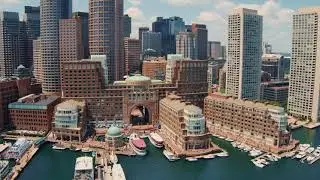 Boston Harbor Hotel, Aerial View