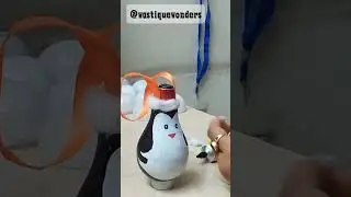 Penguin banyi bekar bulb se 💡|| Cute 🥰 Penguin 🐧🌺|| Diy of penguin 🐧