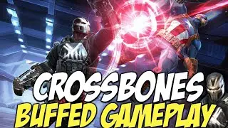 Crossbones Buffed Gameplay | Marvel Contest Of Champions