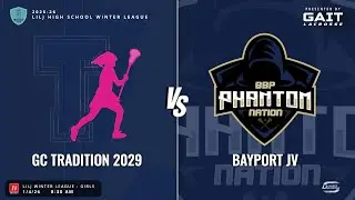 LILJ Winter League - Girls - JV Lacrosse | GC Tradition 2029 vs. Bayport JV