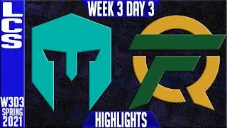 IMT vs FLY Highlights | LCS Spring 2021 W3D3 | Immortals vs FlyQuest