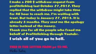 Profit clicking Fraud