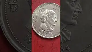#INDIAN#FIVE#RUPEES#INDIRA#GANDHI#COMMEMORATIVES#COINS#SALES#RAJESH#COLLECTION#6374235157#