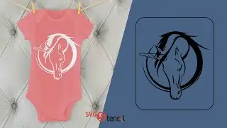 Horse unicorn svg | Free svg design - SVGStencil