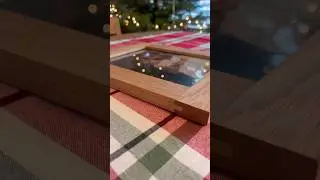 How I Made a Picture Frame Using Wood Joints #woodworking