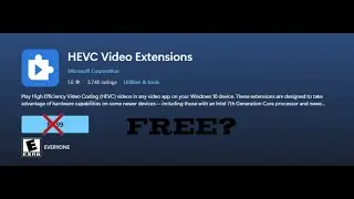 Get HEVC Codec for FREE! (Tutorial)