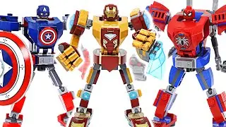 Lego Avengers Iron Man Mech Armor Robot! Defeat the villains! | DuDuPopTOY