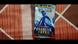 OPENING 3 CARD PACK OF PALDEAN FATES #trending #youtubevideo #pokemoncards #paldeanfates