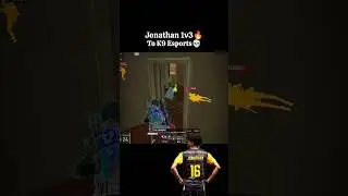 Jonathan 1v3 🔥💀 #jonathangaming #1v3clutch #1v3 #k9esports #bgis