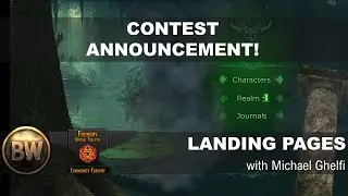 CONTEST ANNOUNCEMENT: Landing Pages for @FoundryVTT  with @MichaelGhelfiStudios  by @Baileywiki