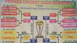 Friends Cricket Club , Gediapalli , Cricket Turnment(Day-4)