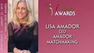 Lisa Amador from Amador Matchmaking Nominated Best Dating Coach 10th Annual iDate Awards 2019
