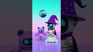 MAGIC ROBOT CREATING TOYS #robot #toys #roblox #skibiditoilet #dance #robotics