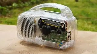 Prison Style Radio (Transparent and Batteryless)