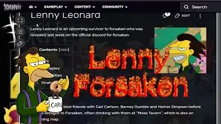 the lenny leonard raid on the unofficial forsaken account