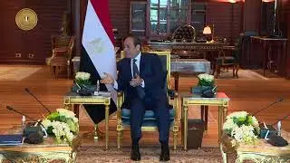 الرئيس عبد الفتاح السيسي يستقبل المدير التنفيذي لصندوق النقد الدولي