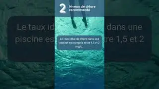 Dosage optimal du chlore  #entretienpiscine  #conseilspiscine