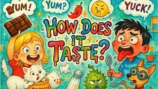 How Does It Taste? | Sweet, Sour, Spicy, Salty & More! ESL Taste Song for Kids