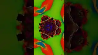 'A New Light' by Ave Air. Kaleidoscope from Mandelbulb animation #shorts