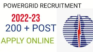 POWERGRID RECRUITMENT 2022-23 | POWERGRID RECRUITMENT 2022 | APPLY ONLINE