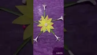 Shopping bag flower | flower decoration | leaves decoration | new style flower decoration | crafts